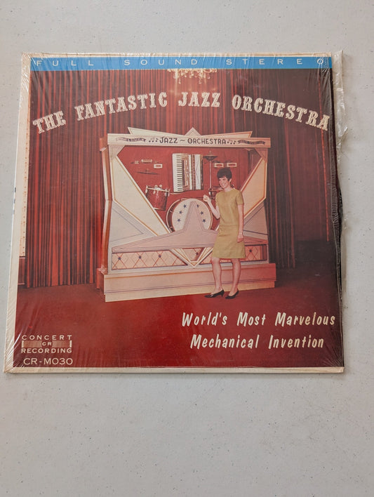 THE FANTASTIC JAZZ ORCHESTRA VINYL LP WORLD'S MOST MARVELOUS MECHANICAL INVENTION(VINTAGE VINYL RECORD LP ALBUM)