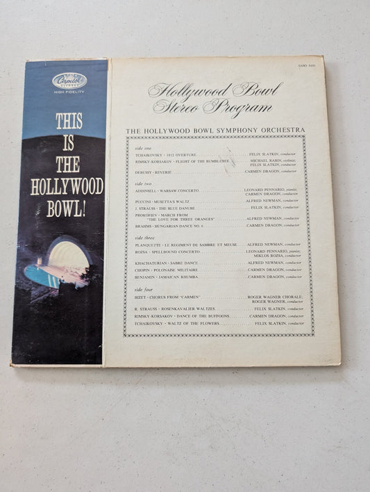 HOLLYWOOD BOWL SYMPHONY ORCHESTRA 1960 (VINTAGE VINYL RECORD LP ALBUM)