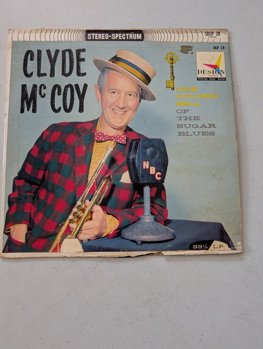 CLYDE MCCOY - THE GOLDEN ERA OF THE SUGAR BLUES -  33RPM LP(VINTAGE VINYL RECORD LP ALBUM)