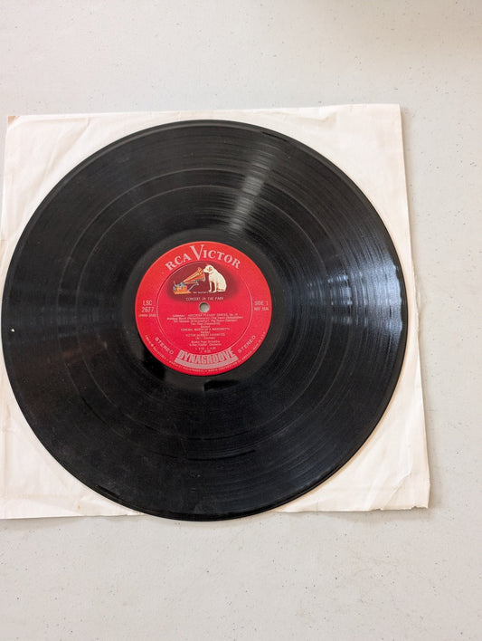 Concert in the Park featuring the Boston Pops Orchestra conducted by Arthur Fiedler 1963 LSC 2677(Vintage Vinyl Record LP Album)