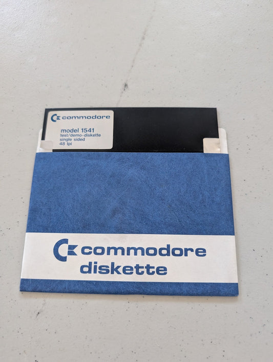COMMODORE 64 MODEL 1541 DEMO DISKETTE