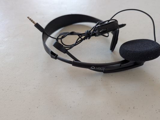 BLACK WIRED CHAT CHATTING GAMER HEADSET HEADSETS HEADPHONE WITH MIC MICROPHONE FOR MICROSOFT XBOX ONE SLIM S VERSION