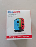 TALKWORKS CHARGING DOCK DESIGNED FOR NINTENDO SWITCH JOY-CON CONTROLLERS.