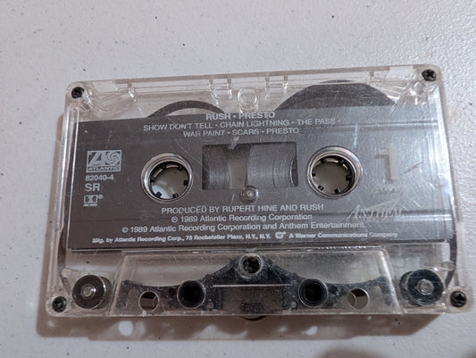 Presto by Rush (Audio Cassette, Nov-1989, Anthem Records).  - cassette only