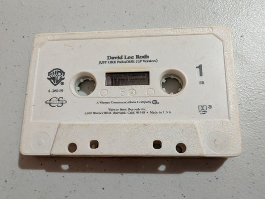 David Lee Roth Just Like Paradise - cassette only - Warner Bros. 4-28119