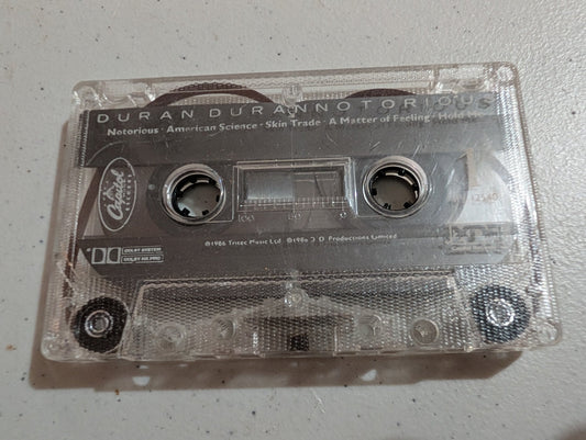 Duran Duran ‎Notorious Classic Electronic Rock New Wave Alternative Pop Music - cassette only