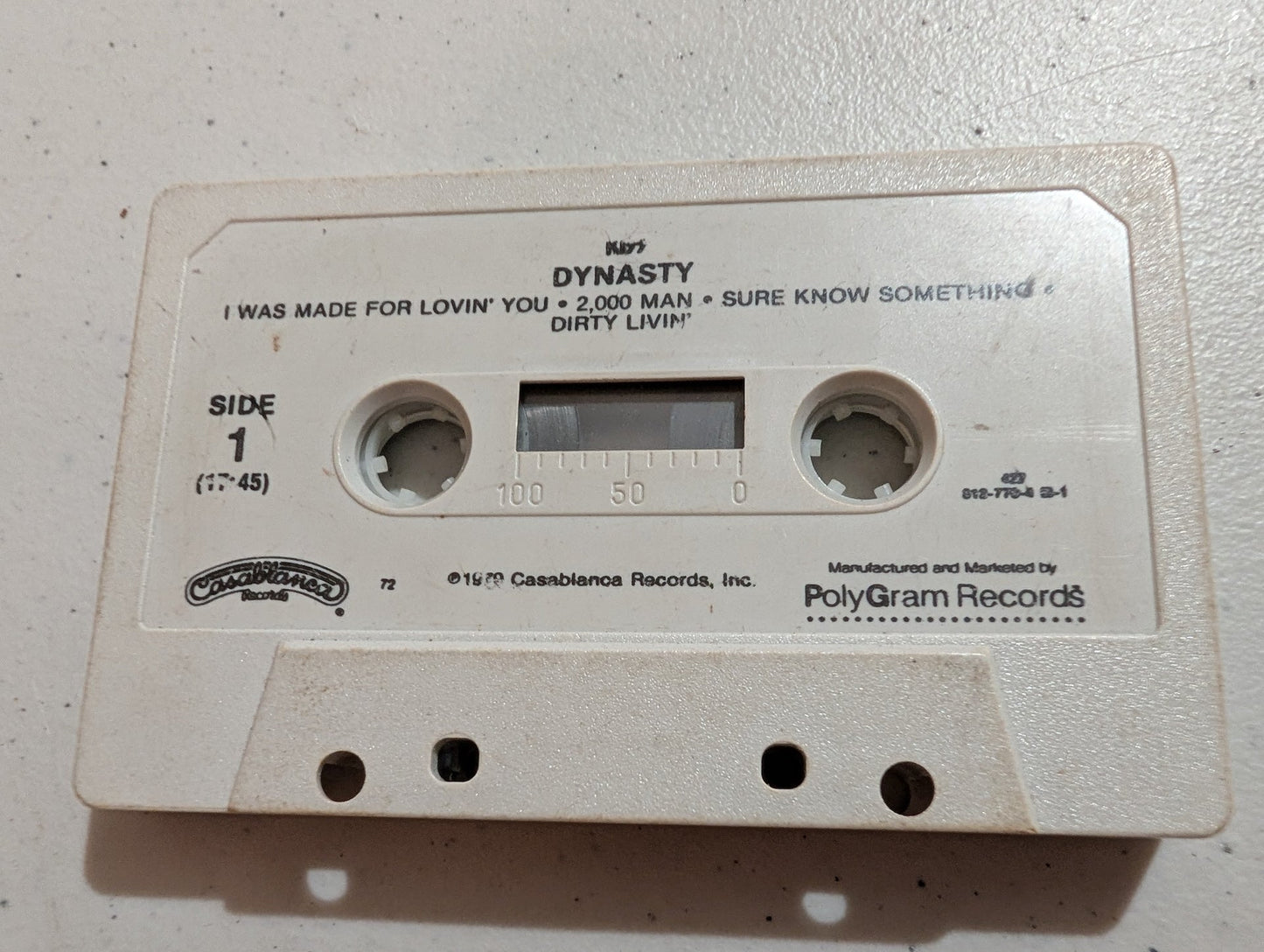 KISS - DYNASTY (1979 CASABLANCA RECORDS) HARD ROCK. CASSETTE ONLY