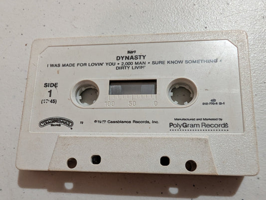KISS - DYNASTY (1979 CASABLANCA RECORDS) HARD ROCK. CASSETTE ONLY