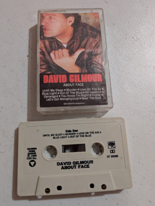 David Gilmour About Face Cassette Tape 1984 Columbia