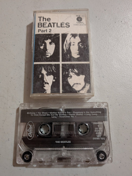 THE BEATLES THE WHITE ALBUM- PART 2, CASSETTE TAPE, CAPITOL RECORDS, 1968