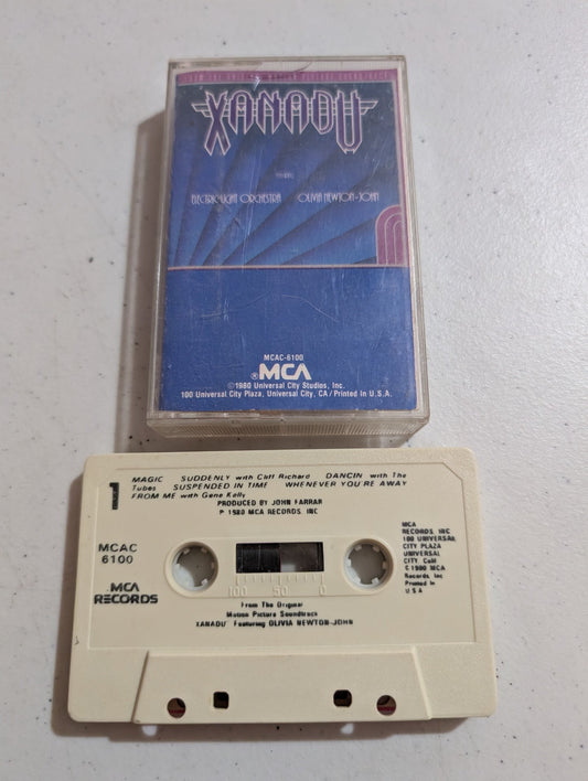 XANADU MOVIE SOUNDTRACK CASSETTE OLIVIA NEWTON JOHN ELO