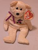 MAY BIRTHDAY BEAR THE BEAR - TY BEANIE BABY (CREAM, 2002, PLUSH TOY, STUFFED ANIMAL, MWMT, VINTAGE, RETIRED)