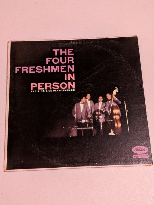 THE FOUR FRESHMEN IN PERSON - CAPITOL RECORDS T1008 - THE FOUR FRESHMEN