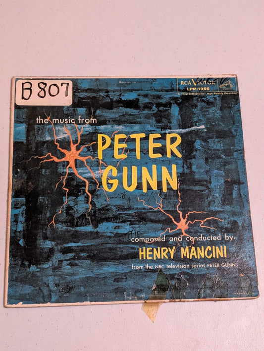 THE MUSIC FROM PETER GUNN SOUNDTRACK ALBUM BY HENRY MANCINI