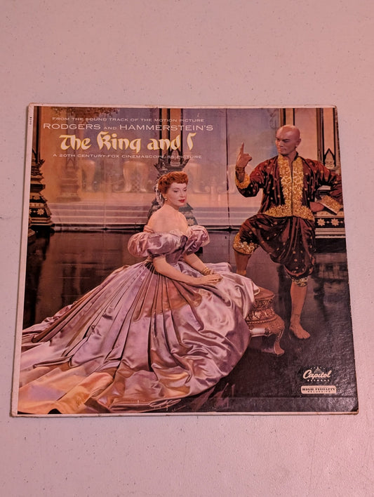 The King and I Soundtrack Rodgers & Hammerstein's Vinyl LP 1956 Capitol W740