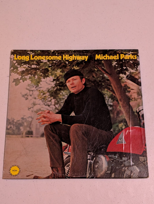 MICHAEL PARKS - LONG LONESOME HIGHWAY - VINTAGE RECORD ALBUM