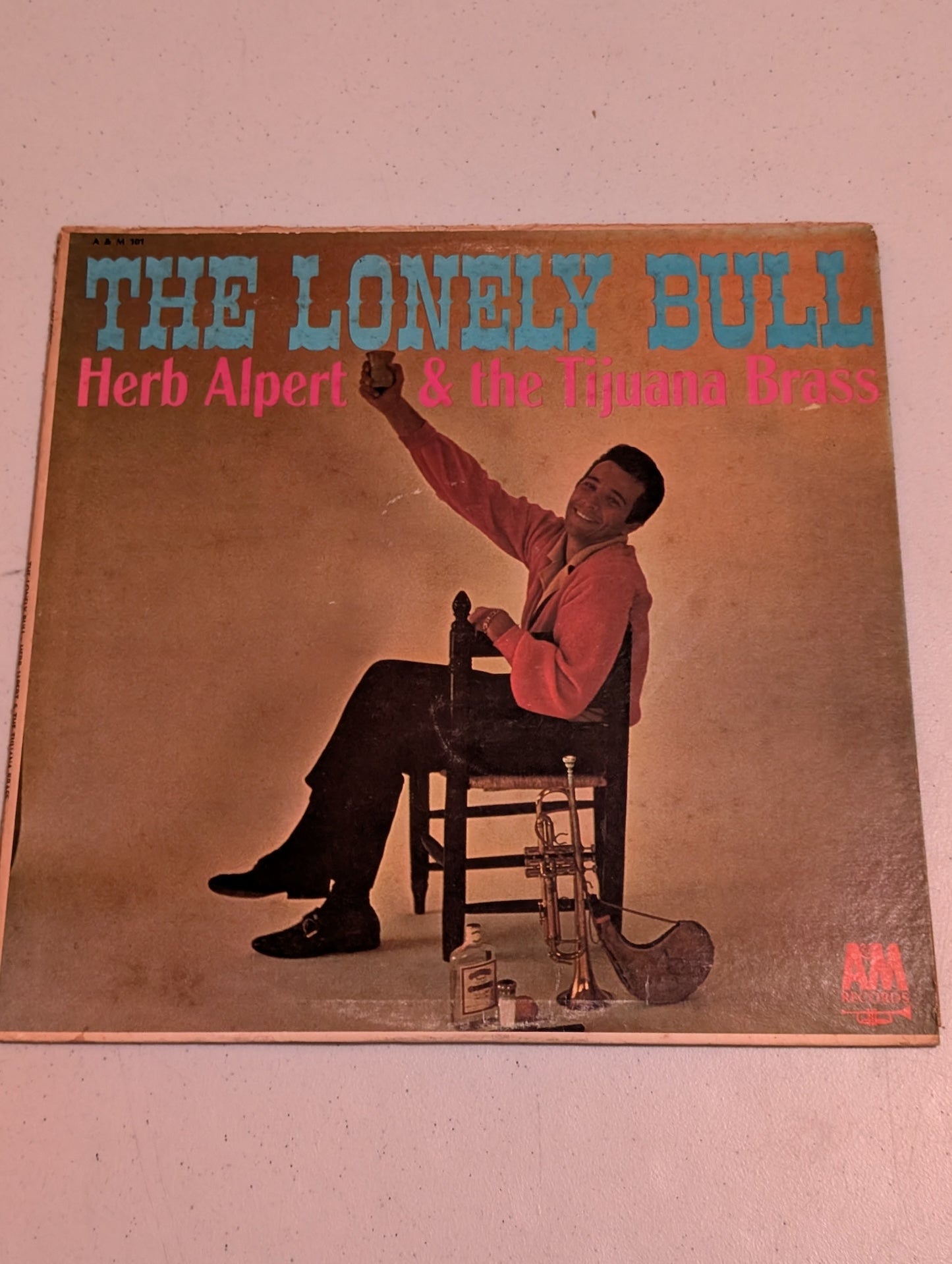 THE LONELY BULL: HERB ALPERT & THE TIJUANA BRASS - MUSIC RECORD VINYL LP ALBUM