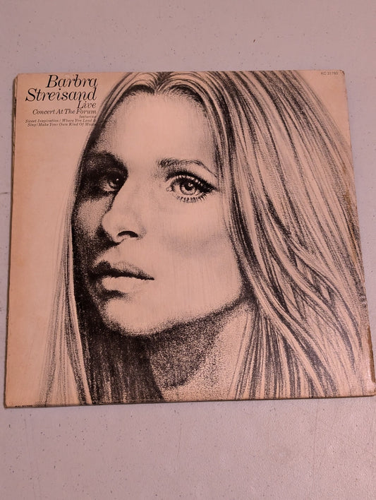 BARBRA STREISAND LIVE CONCERT AT THE FORUM  1972  COLUMBIA RECORDS PC 31760
