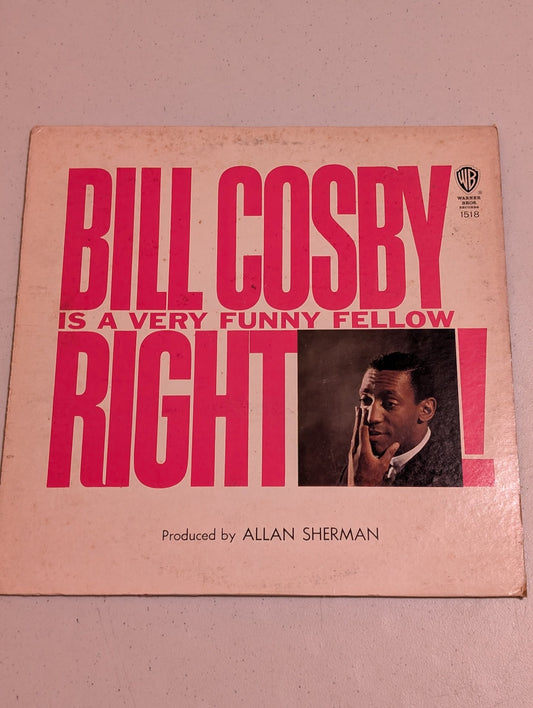 Bill Cosby Is a Very Funny Fellow Right! Vinyl LP - Warner Bros -1963 - Live