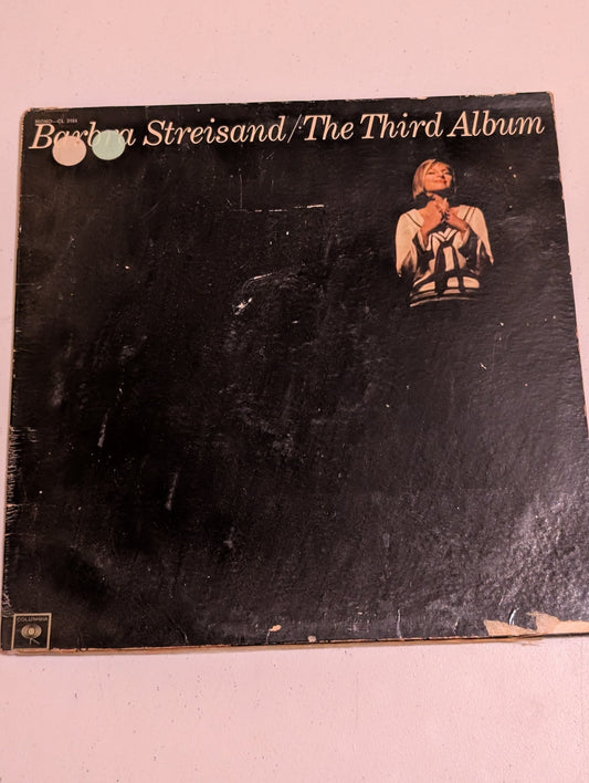 BARBRA STREISAND, THE THIRD ALBUM, VINYL LP RECORD, COLUMBIA CS8954, 1964