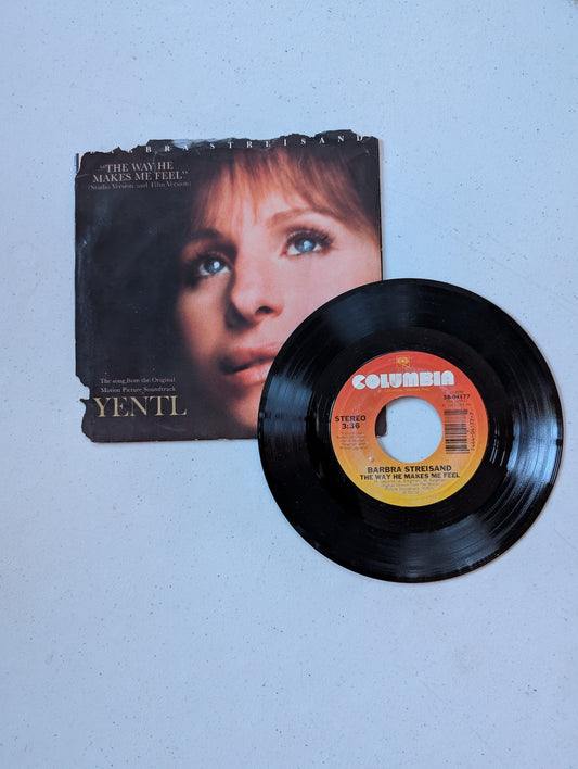 Barbra Streisand The Way He Makes Me Feel 3804177 7 45rpm vinyl