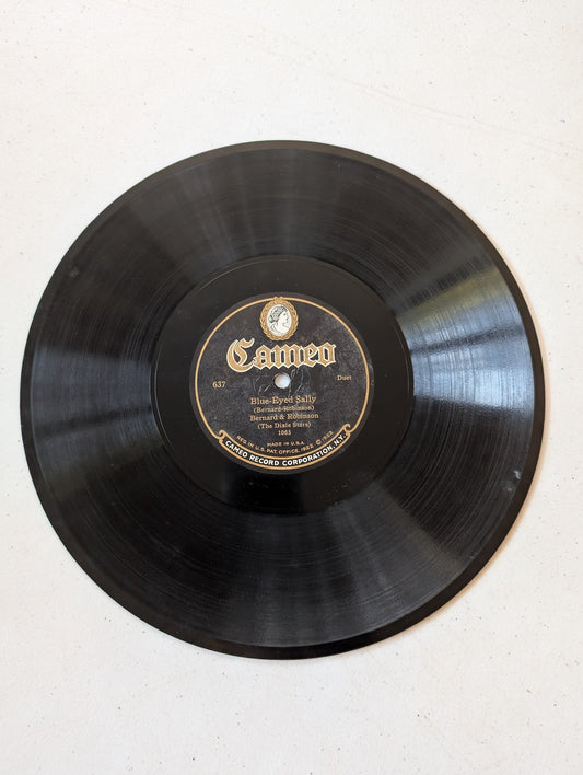 BERNARD & ROBINSON – 78 RPM CAMEO 637: BLUE EYED SALLY/WM ROBYN: AT THE END