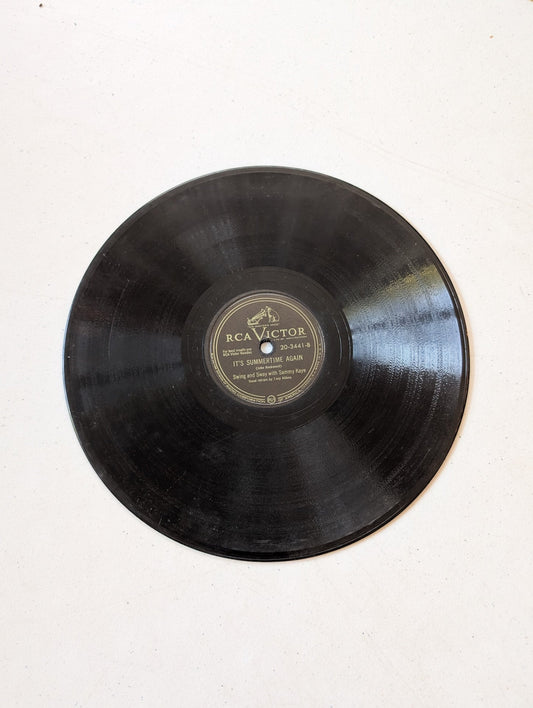 SWING AND SWAY WITH SAMMY KAYE ROOM FULL OF ROSES & IT'S SUMMERTIME AGAIN SHELLAC 20-3441