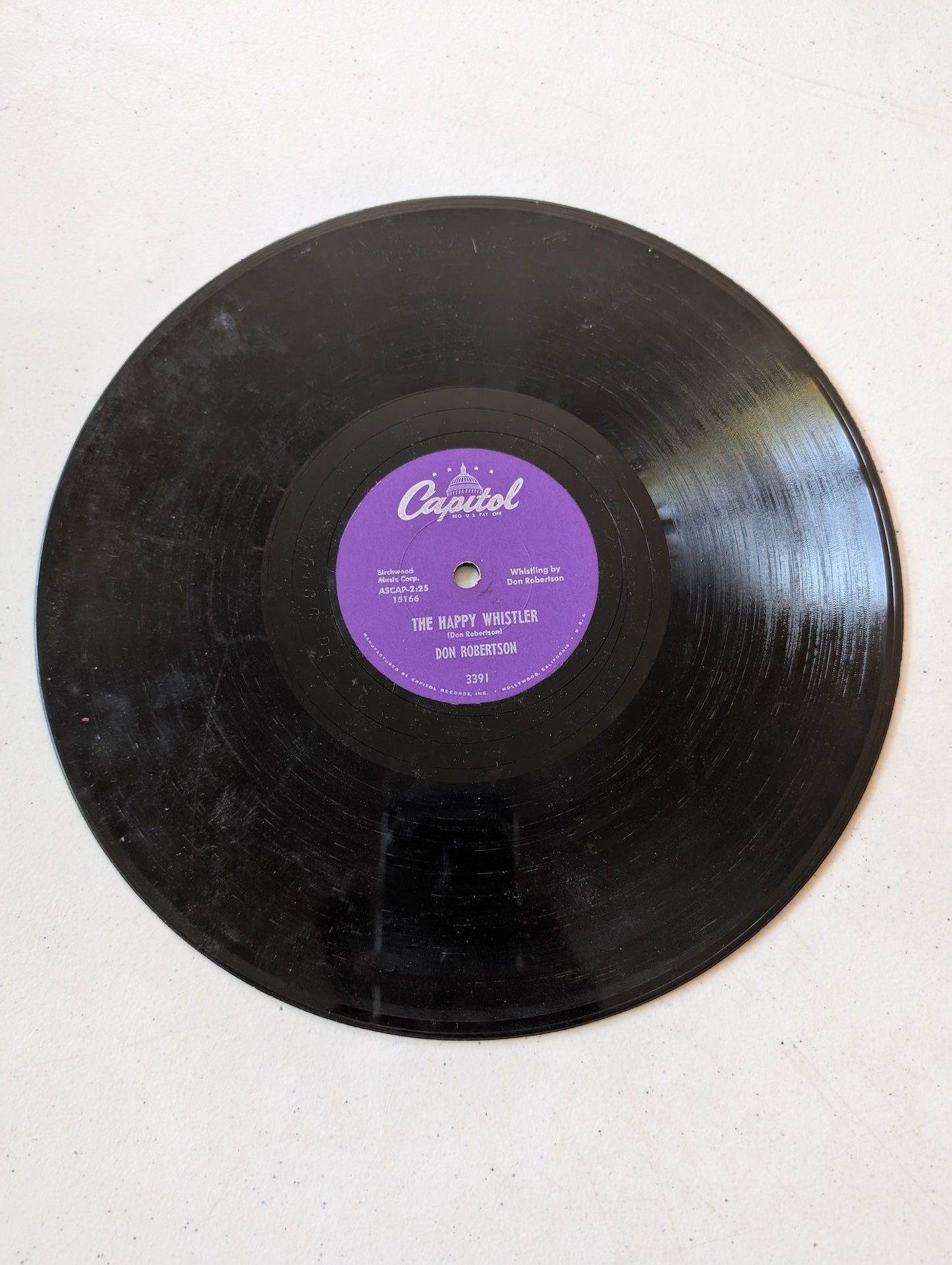 Don Robertson (2) / Don Robertson (2) With Lou Dinning – The Happy Whistler / You're Free To Go Shellac, 10, 78 RPM