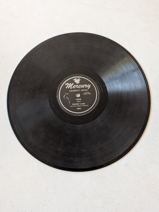 Frankie Laine - Shine / We&apos;ll Be Together Again 1947 Shellac, 10 Mercury
