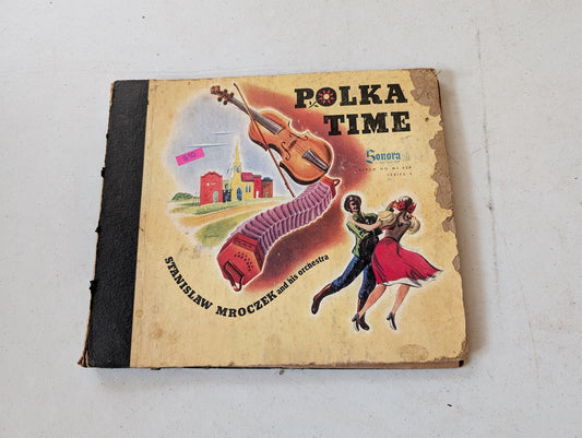 Stanislaw Mroczek Orchestra - Polka Time - 4 x Shellac (10, 78 RPM, Album), 1944 - INCOMPLETE, missing two records