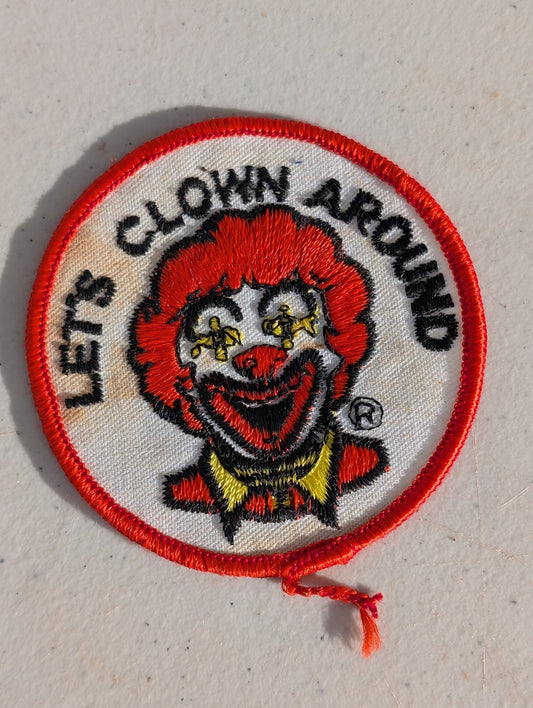 Ronald McDonaldâs Letâs Clown Around Fast Food Vintage Style Retro Patch Hat Cap