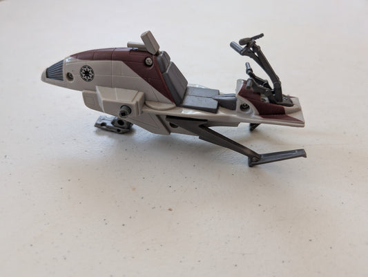 BARC SPEEDER BIKE 2005 STAR WARS CLONE WARS  (VINTAGE, MISSING PARTS/ACCESSORIES, COLLECTABLE, TOY)