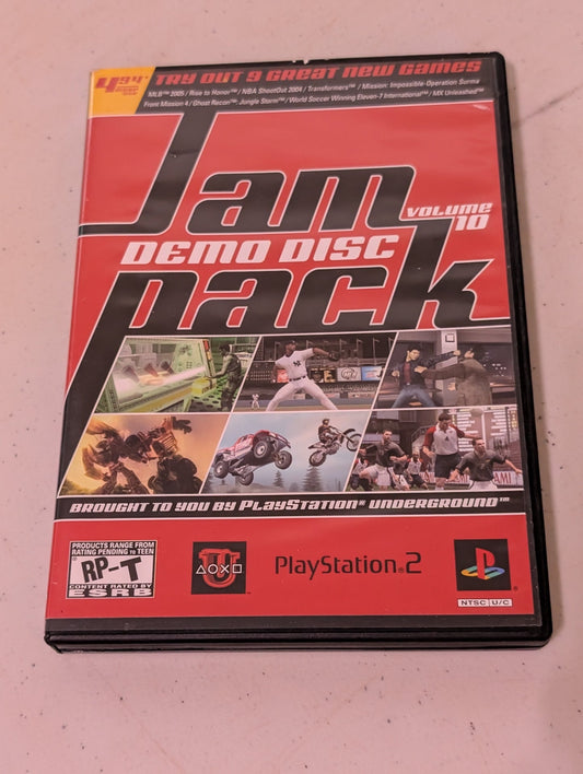 Jam Pack Demo Disc Volume 10  (Sony PlayStation 2) PS2
