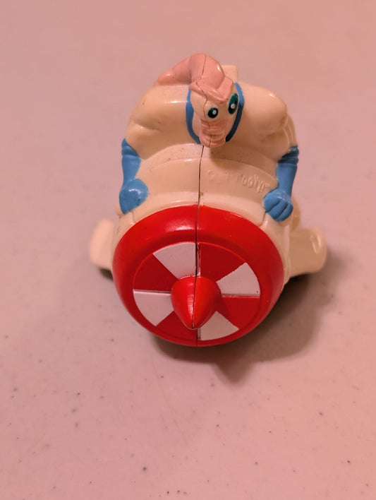 Earthworm Jim Rocket Ripper Carl's Jr: 1997  Meal Toy c3(Action Figure, SciFi/Fantasy, Collectable, Vintage, Loose, Missing Parts/pieces, Incomplete)