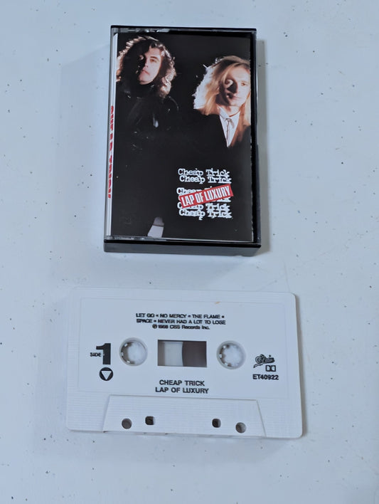 Cheap Trick - Lap Of Luxury Cassette (1988 Epic ET40922)(cassette, tape, album, music, vintage, OOP)