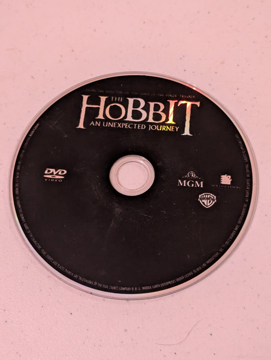 THE HOBBIT: AN UNEXPECTED JOURNEY (DVD, 2012) DISC ONLY (MOVIE, DVD)