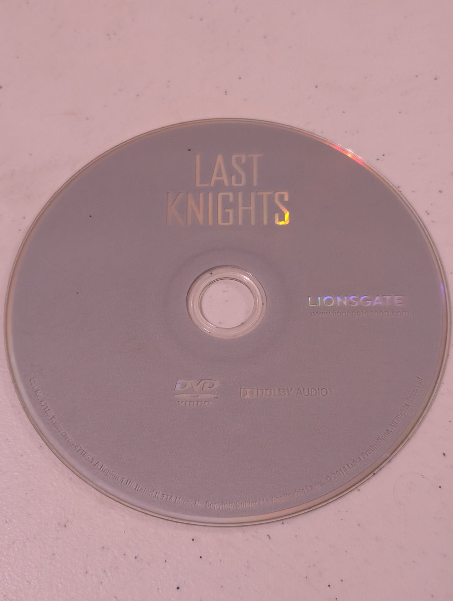 THE LAST KNIGHTS (DVD, 2015) MORGAN FREEMAN, CLIVE OWEN(MOVIE, DVD, DVD ONLY)