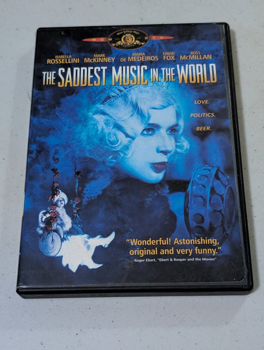 THE SADDEST MUSIC IN THE WORLD (DVD, 2004) ISABELLA ROSSELLINI (MOVIE, DVD)