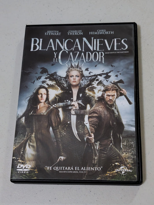 BLANCA NIEVES Y EL CAZADOR Charlize Theron/ DVD /Spanish/ Snow White (movie, DVD)