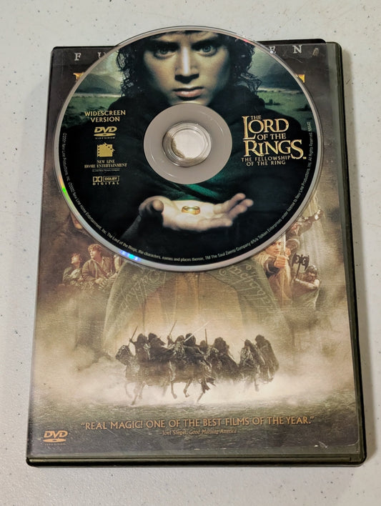 The Lord of the Rings: The Fellowship of the Ring (DVD 2002)(movie, DVD)