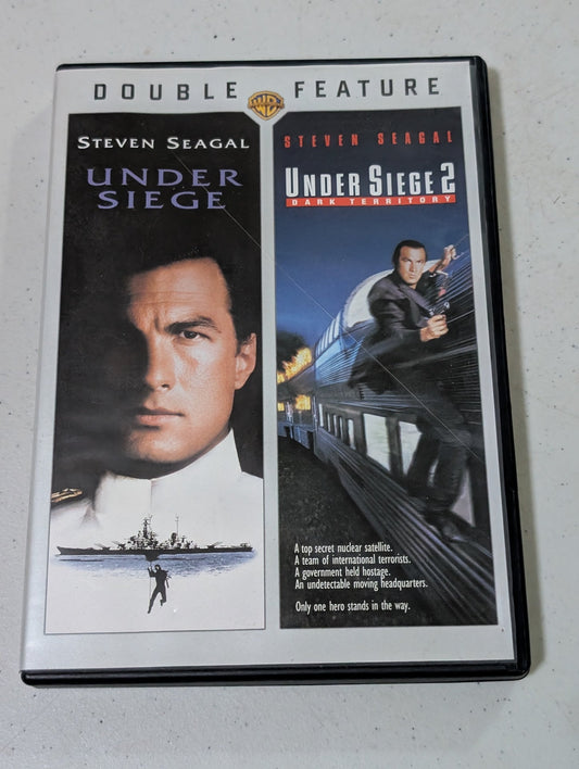 Under Siege / Under Siege 2: Dark Territory (DVD Double Feature) Steven Seagal(movie, DVD)