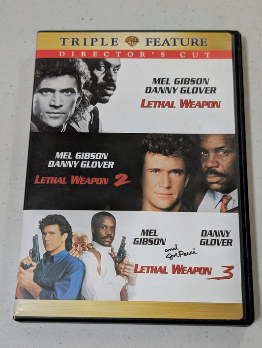 LETHAL WEAPON/LETHAL WEAPON 2/LETHAL WEAPON 3 DVD(MOVIE, DVD)