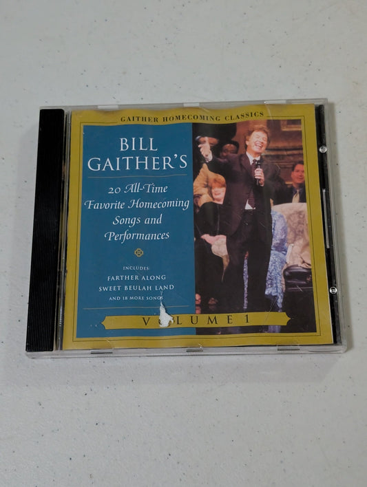 BILL GAITHER - 20 ALL-TIME FAVORITE HOMECOMING SONGS AND PERFORMANCES, VOLUME 1 (GOSPEL, CD, 1997)