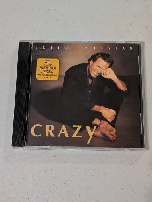 JULIO IGLESIAS - CRAZY (LATIN, POP, CD, 1994)