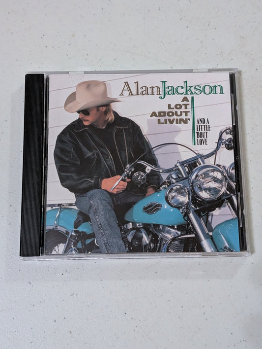 ALAN JACKSON - A LOT ABOUT LIVIN' (AND A LITTLE 'BOUT LOVE) (COUNTRY, CD, 1992)