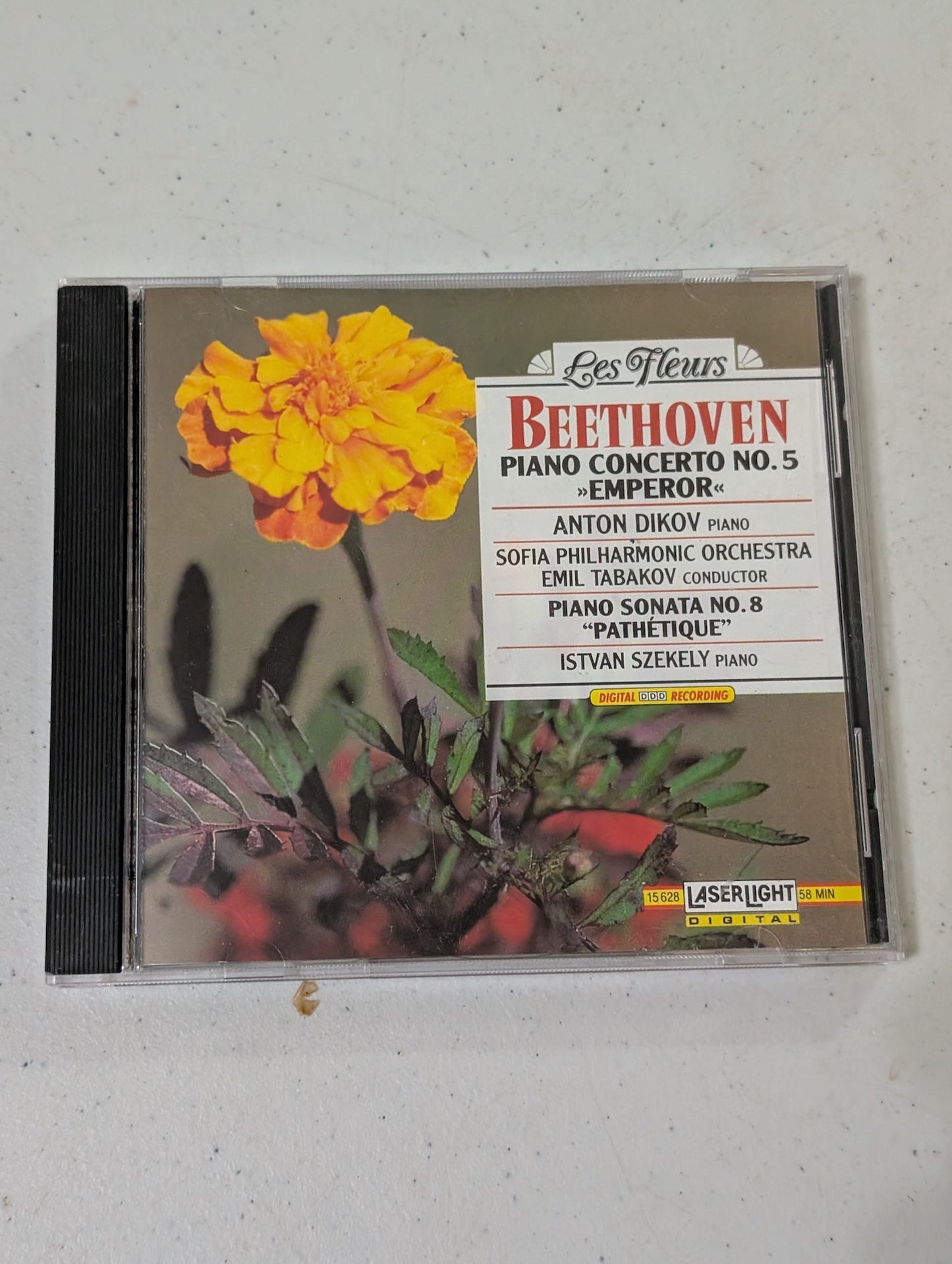 Beethoven, Ludwig van - Piano Concerto No. 5 Emperor / Piano Sonata No. 8 Pathétique (Classical, CD, 1990)