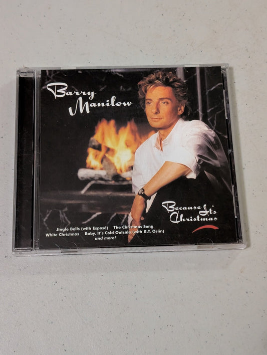 Barry Manilow - Because It's Christmas (Pop, Holiday, CD, 1990)