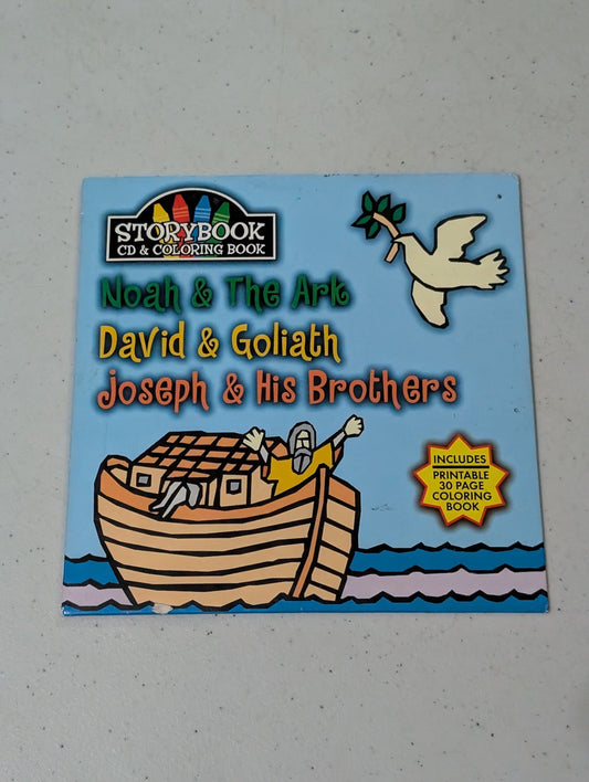 STORYBOOK CD  - NOAH & THE ARK, DAVID & GOLIATH, JOSEPH & HIS BROTHERS (CHILDREN'S, CD, 2001)
