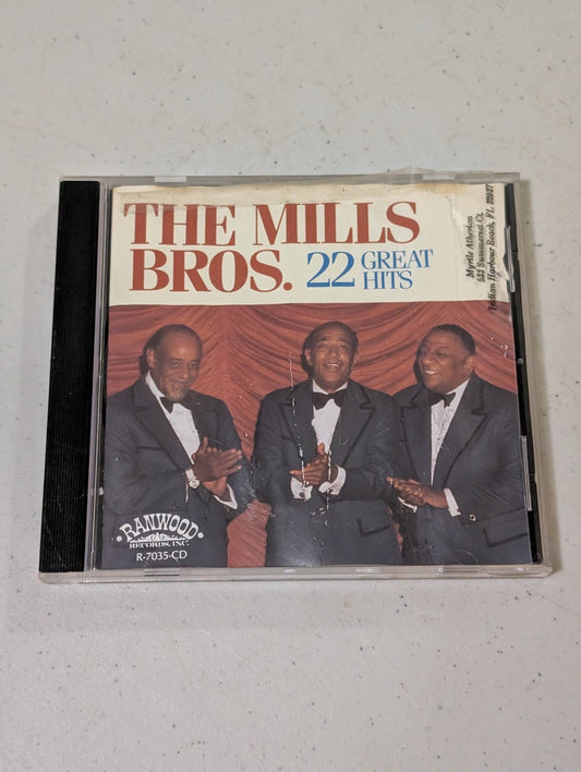 The Mills Bros. - 22 Great Hits (Vocal Jazz, Pop, CD, 1987)