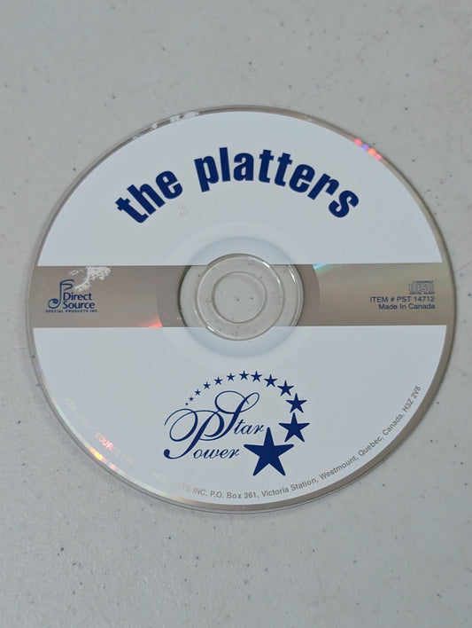 THE PLATTERS - STAR POWER (DOO-WOP, R&B, CD, 2001) CD ONLY - NO CASE